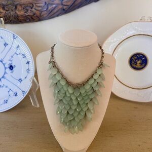 Elegant Green Statement Necklace